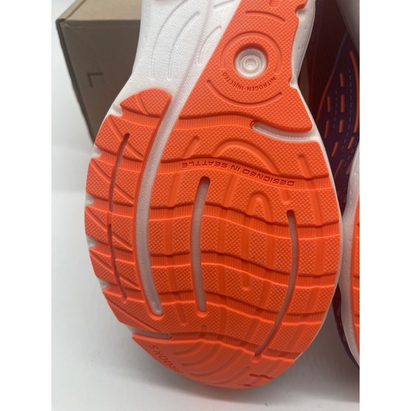 Tried On Brooks Glycerin 20 Men's Blue Orange Running Shoes Size 9.5 D - Picture 5 of 13